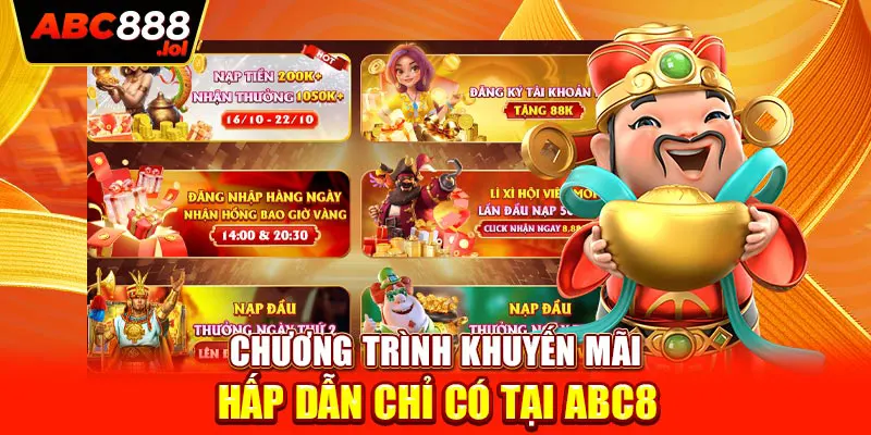 Chương trình khuyến mãi hấp dẫn chỉ có tại ABC8