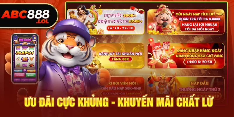 Săn ngay ưu đãi cực khủng từ ABC8 - Khuyến mãi chất lừ 